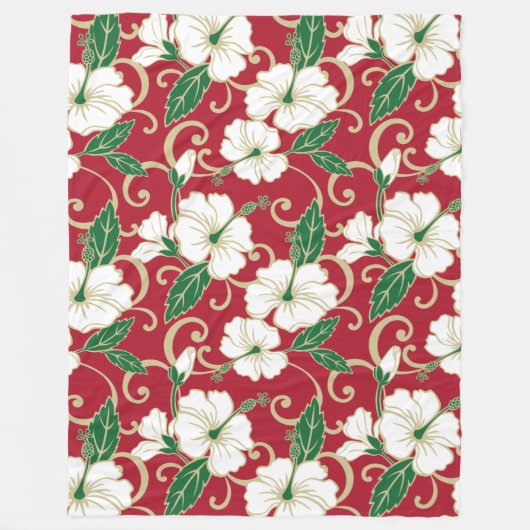 POLYNESIAN DREAM (CHRISTMAS) FLEECE DEKEN (Voorkant)