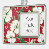 POLYNESIAN DREAM (CHRISTMAS) VERZILVERD OMLIJST ORNAMENT (Links)