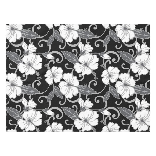 POLYNESIAN DREAM (ZWART) TAFELKLEED (Voorkant (Horizontaal))