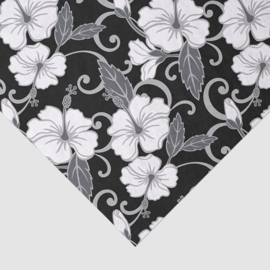 POLYNESIAN DREAM (ZWART) TISSUEPAPIER (Detail)