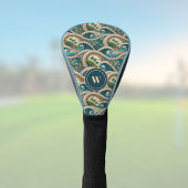 Polynesian Tropical Wave Palm Trees Pattern Name Golfheadcover