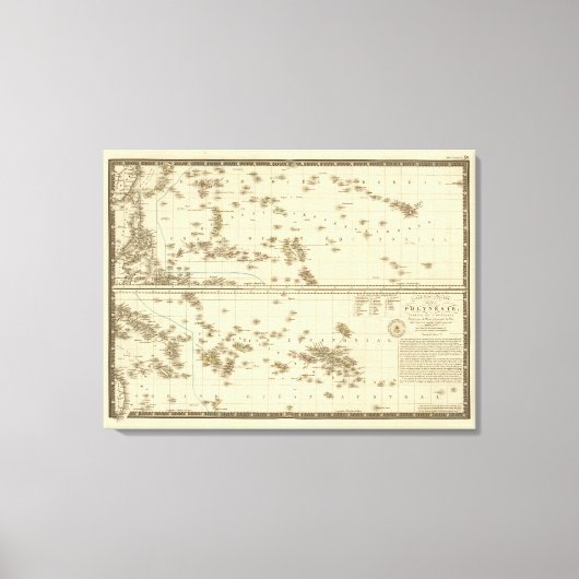 Polynesië 2 canvas afdruk (Voorkant)