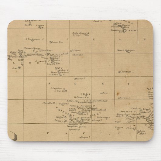 Polynesië 2 muismat (Voorkant)