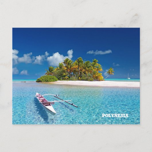 Polynesië Briefkaart (Voorkant)