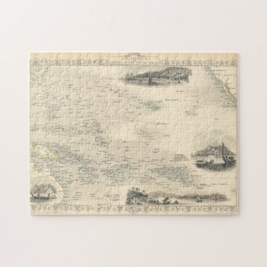 Polynesië | eilanden in de Stille Oceaan Legpuzzel (Horizontaal)
