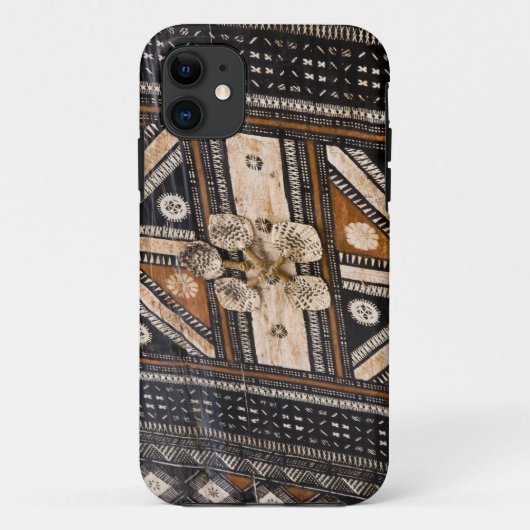 Polynesië, Koninkrijk Tonga. Detail van tapa Case-Mate iPhone Case (Achterkant)