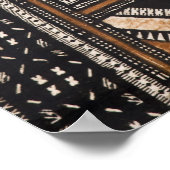 Polynesië, Koninkrijk Tonga. Detail van tapa Poster (Hoek)