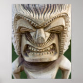 Polynesië, Koninkrijk Tonga. Sluiting van tiki Poster (Voorkant)