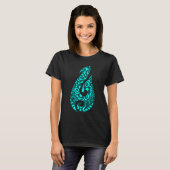 Polynesië Maori Fish Hook Hei Matau vishaak Maor T-shirt (Voorkant volledig)