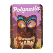 Polynesië Tiki masker Magneet (Verticaal)
