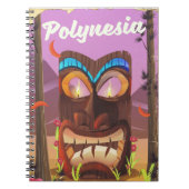 Polynesië Tiki masker Notitieboek (Voorkant)