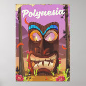 Polynesië Tiki masker Poster (Voorkant)