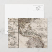 Polynesiekaart Briefkaart (Voorkant / Achterkant)