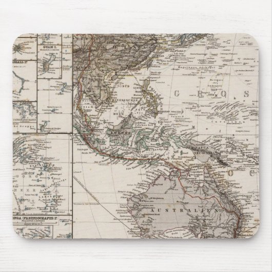 Polynesiekaart Muismat (Voorkant)