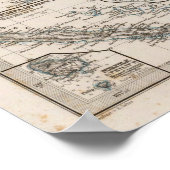 Polynesiekaart Poster (Hoek)