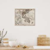 Polynesiekaart Poster (Keuken)