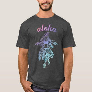 Polynesisch Aloha Tribal Hula Dancer Shirt Hawaiia