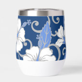 POLYNESISCH DROOMPATROON IN BLAUW (Achterkant)