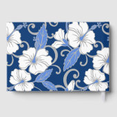 POLYNESISCH DROOMPATROON IN BLAUW GASTENBOEK (Achterkant)