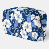 POLYNESISCH DROOMPATROON IN BLAUW TOILETTASJE (Rechterhoek)