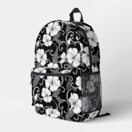 POLYNESISCH DROOMPATROON IN ZWART BEDRUKTE RUGZAK