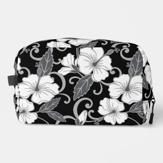 POLYNESISCH DROOMPATROON IN ZWART TOILETTASJE (Voorkant)