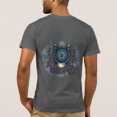 Polynesische Dotwork Dreamcatcher Tattoo T-shirt (Achterkant)