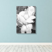 POLYNESISCHE DRAAK CACTUS NACHTBLOEI CANVAS AFDRUK (Insitu (Houten vloer))