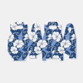 POLYNESISCHE DROOM (BLAUW) BEDANKDOOSJES (Uitgevouwen)