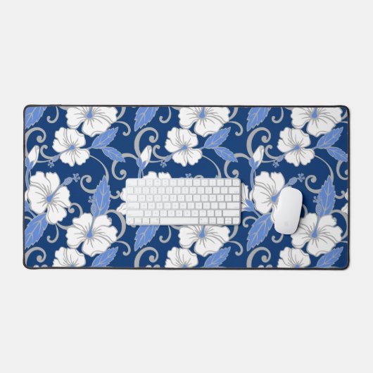 POLYNESISCHE DROOM (BLAUW) BUREAUMAT (Keyboard & Muis)