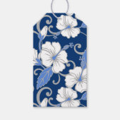 POLYNESISCHE DROOM (BLAUW) CADEAULABEL (Voorkant)