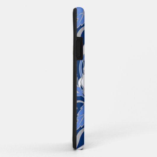 POLYNESISCHE DROOM (BLAUW) Case-Mate iPhone CASE (Achterkant/rechts)