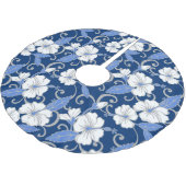 POLYNESISCHE DROOM (BLAUW) KERSTBOOM ROK (Gekanteld)