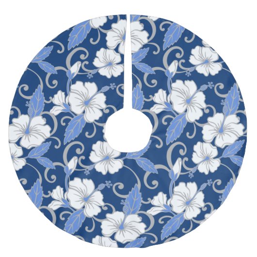 POLYNESISCHE DROOM (BLAUW) KERSTBOOM ROK (Voorkant)