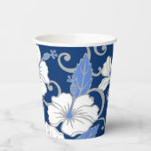 POLYNESISCHE DROOM (BLAUW) PAPIEREN BEKERS (Links)