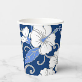 POLYNESISCHE DROOM (BLAUW) PAPIEREN BEKERS