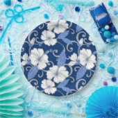 POLYNESISCHE DROOM (BLAUW) PAPIEREN BORDJE (Feest)