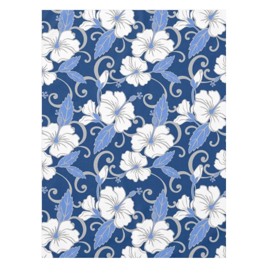 POLYNESISCHE DROOM (BLAUW) TAFELKLEED (Voorkant)