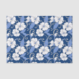 POLYNESISCHE DROOM (BLAUW) TISSUEPAPIER