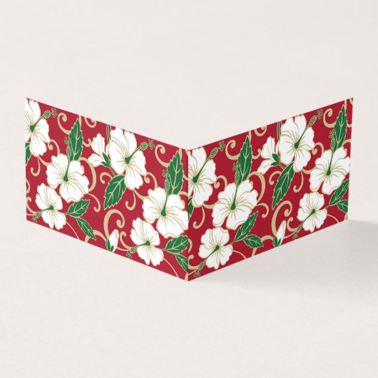 Polynesische droom patroon in Kerstmis Kaart (Buitenkant)