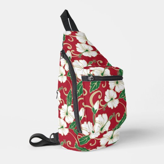 POLYNESISCHE DROOM PATROON MET KERST SLING BAG (Linkerhoek)