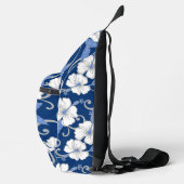 POLYNESISCHE DROOMPATROON IN BLAUW SLING BAG (Rechts)