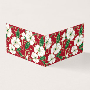 Polynesische droompatroon met Kerst Kaart