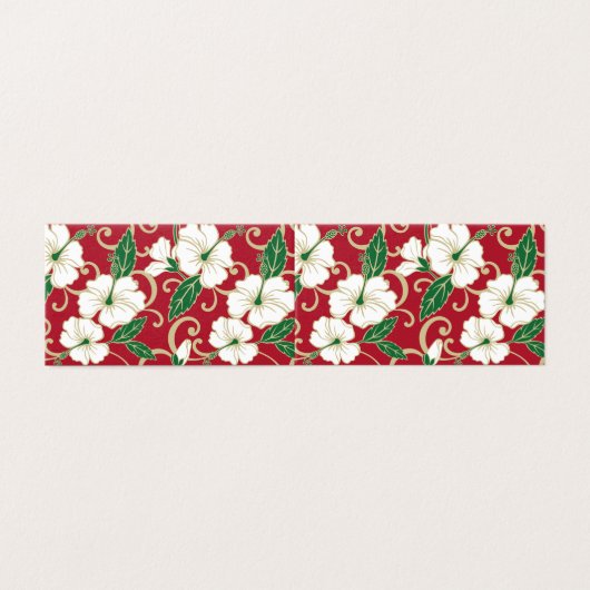 Polynesische droompatroon met Kerstmis Kaart (Buitenkant ongevouwen)