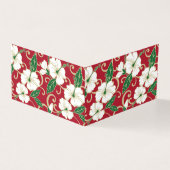 Polynesische droompatroon met Kerstmis Kaart (Buitenkant)