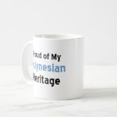 Polynesische Erfgoed Koffie mok (Voorkant links)