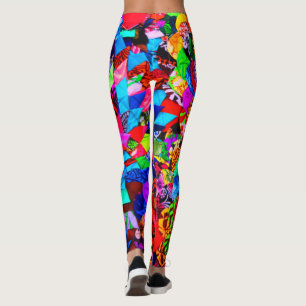 POLYNESISCHE FIJI-PATRONEN LEGGINGS