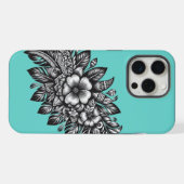Polynesische flora iPhone hoesje (Achterkant horizontaal)