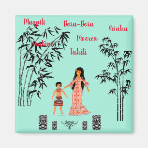 Polynesische folklore magneet