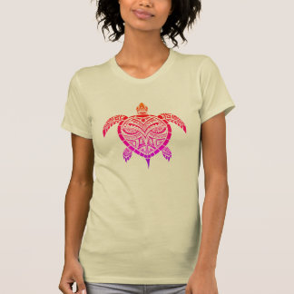 Polynesische geïnspireerde prachtige schildpad ont t-shirt